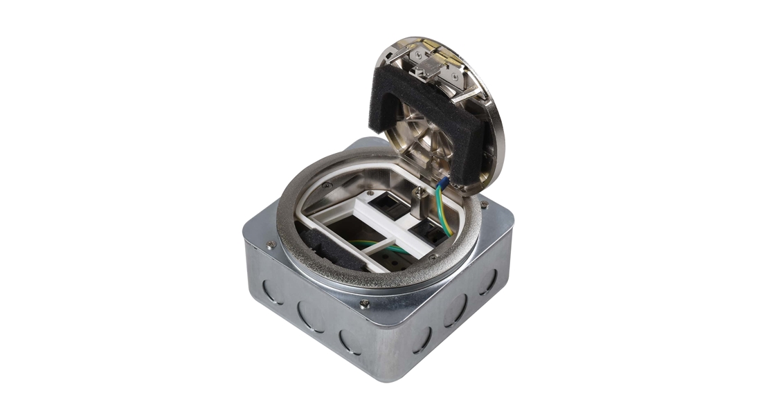 C-BOX Mini Seri Priz Kutusu - 6 Modül, IP66 Çinko Alaşımlı Gövde Dairesel Yapı