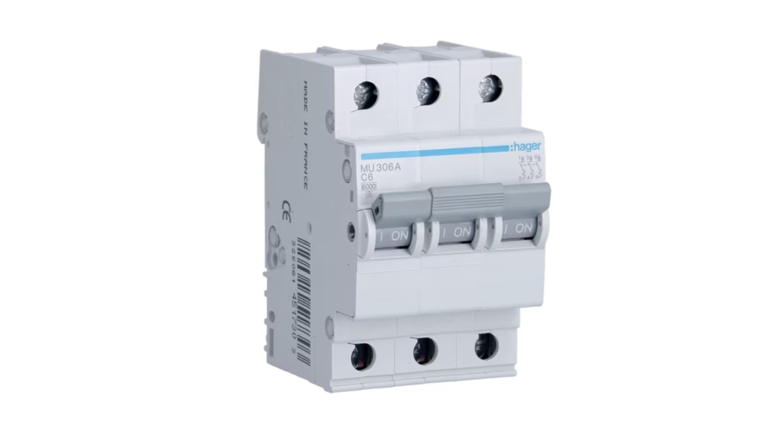 Hager 6A 3 Kutuplu C Tipi Otomatik Sigorta