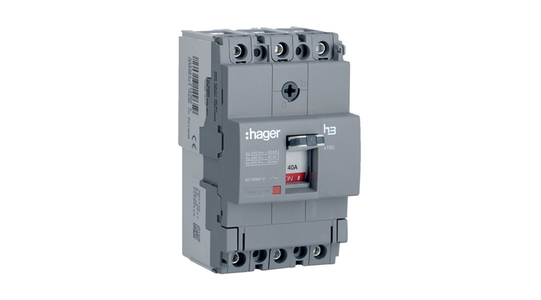 Hager Sabit Tip 40kA 40A 3 Kutuplu Kompakt Şalter