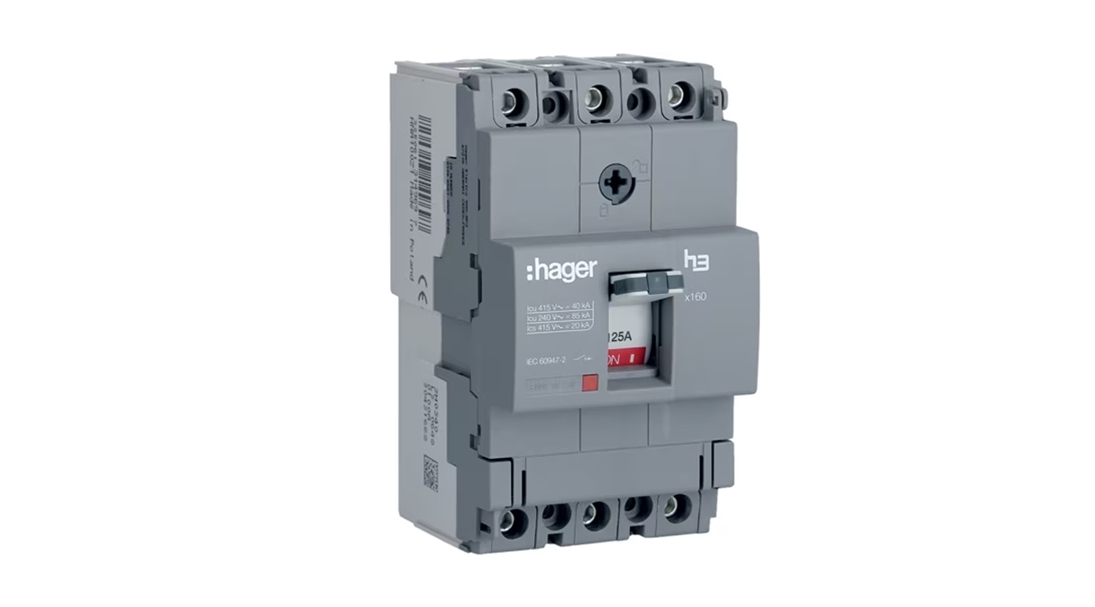 Hager Sabit Tip 40kA 125A 3 Kutuplu Kompakt Şalter