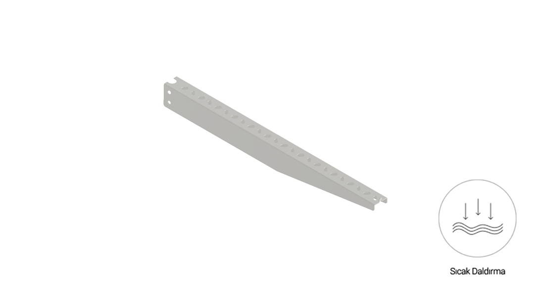 KT 600 - Kanal Taşıyıcı (2mm) -  Sıcak Daldırma