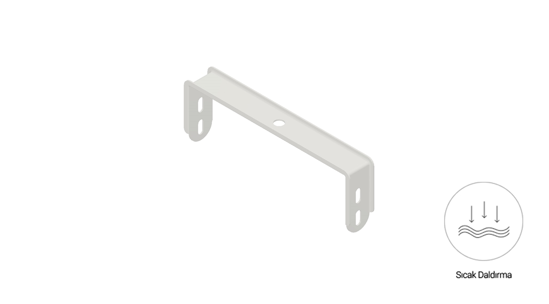 AT3 200 - Tek Tij Kanal Taşıyıcı(1,5mm) - Sıcak Daldırma