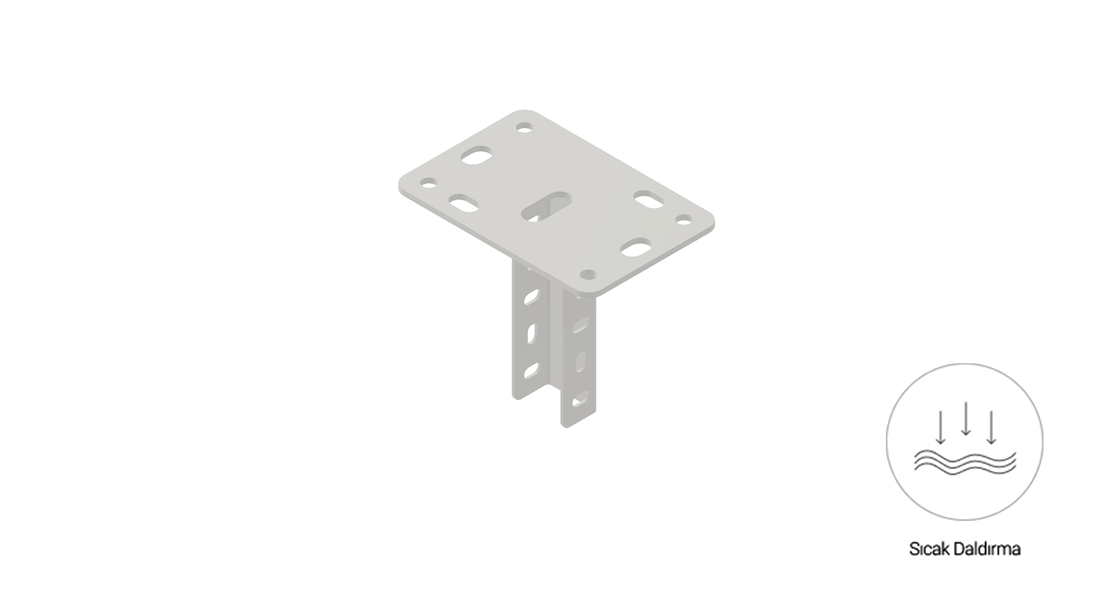 TMP 8 - Tavan Montaj Elemanı - Sıcak Daldırma