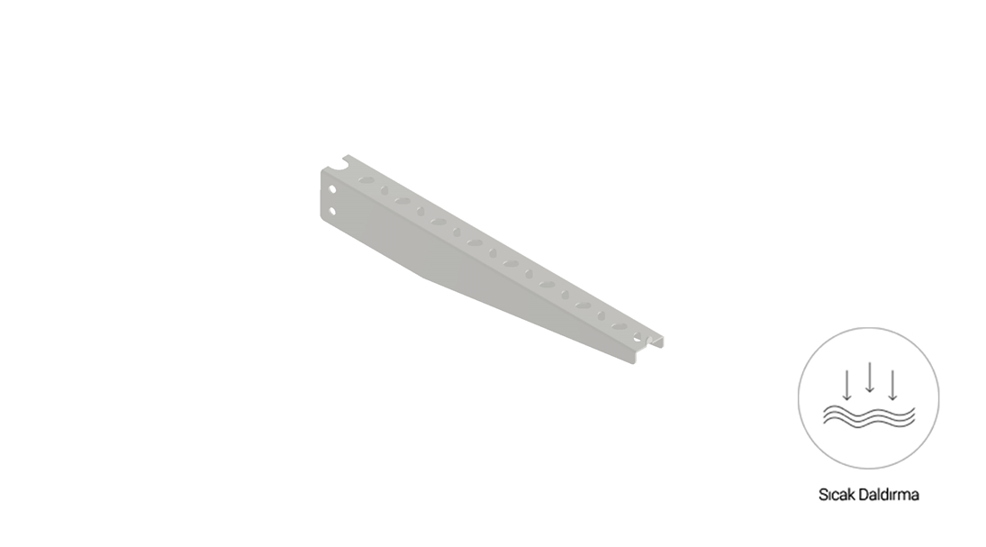 KT 400 - Kanal Taşıyıcı (2mm) -  Sıcak Daldırma