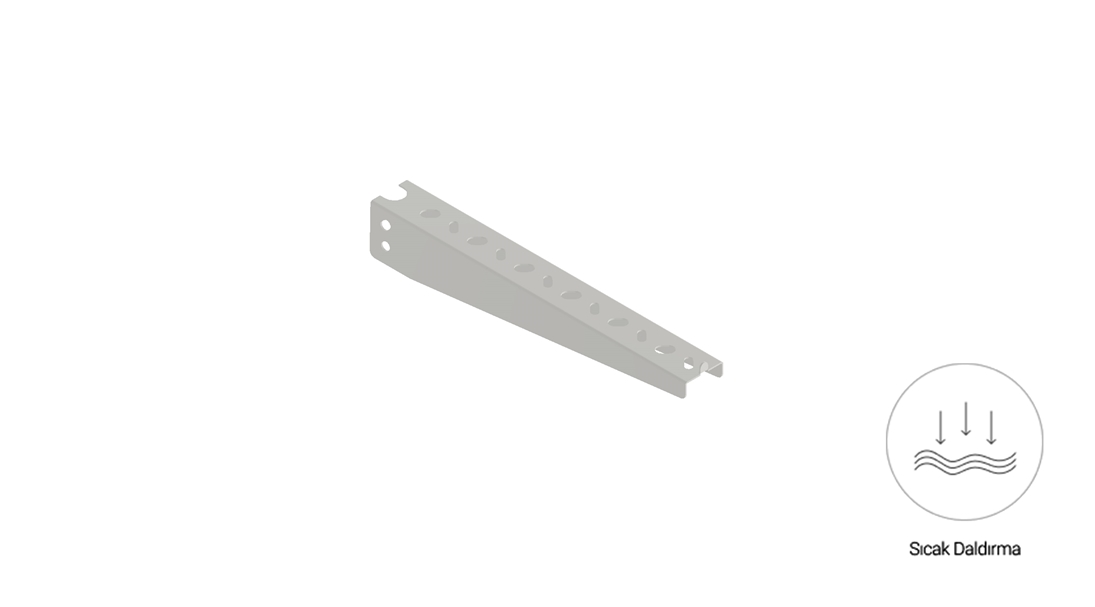 KT 300 - Kanal Taşıyıcı (1,5mm) -  Sıcak Daldırma