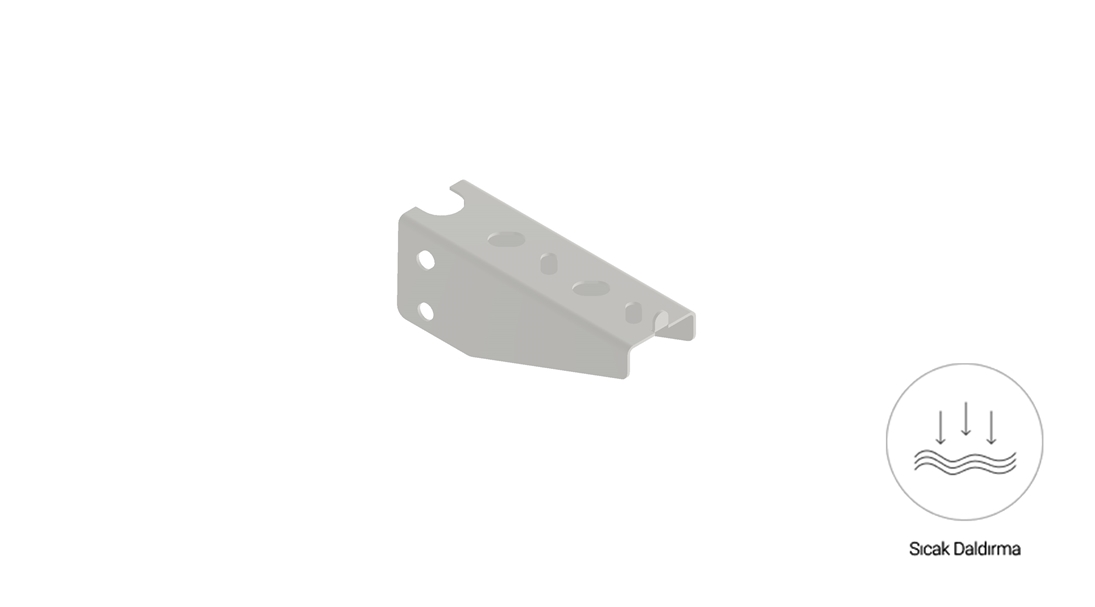 KT 100 - Kanal Taşıyıcı (1,5mm) -  Sıcak Daldırma