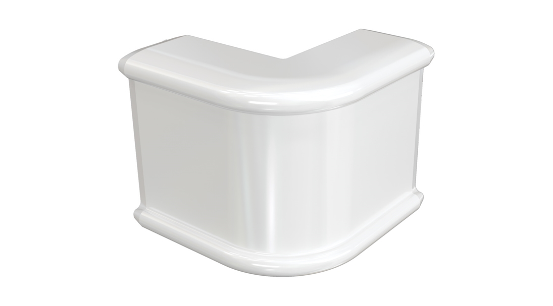 FL Busbar Dışbükey Dönüş Modülü 32A, 250V - Beyaz PVC