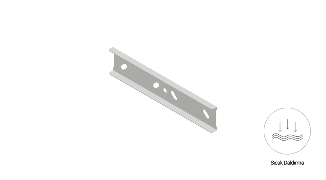 40 Ct - Sıcak Daldırma Km Ek Eleman 1,2mm