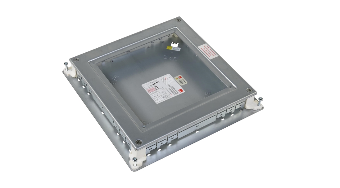 DB DKF-S1 H=50mm 360x360mm Şap Altı Çıkış Buatı - Tekli Kanal Girişli