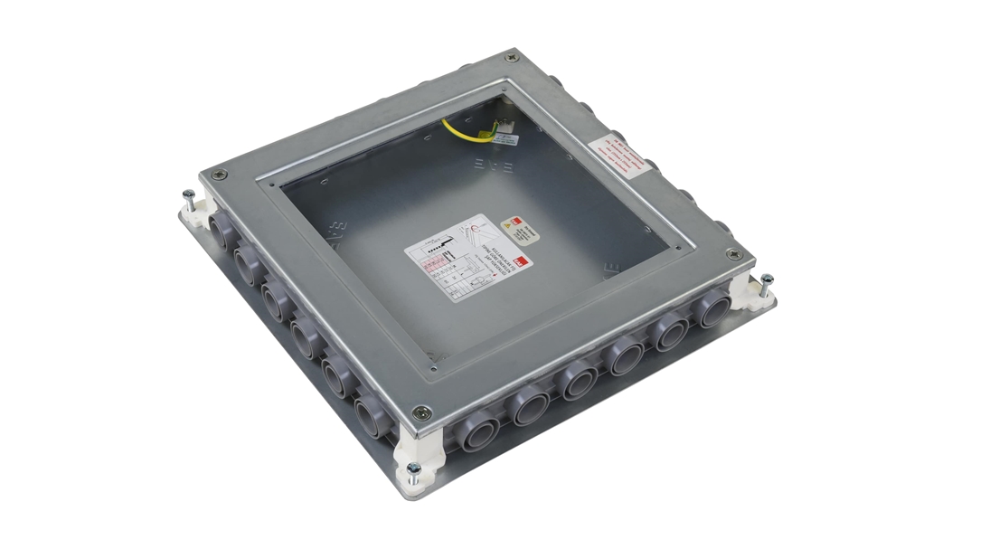 DB DKF-S1 H=50mm 360x360mm Şap Altı Çıkış Buatı - Tekli Boru Girişli