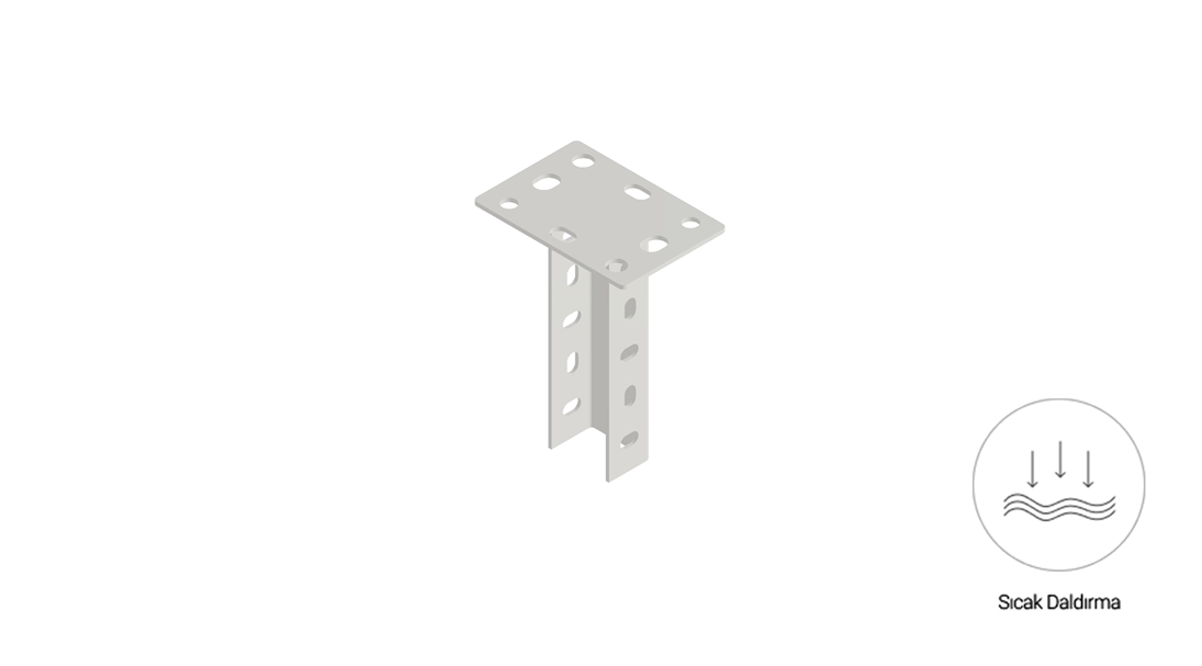 TMPY 8 - Tavan Montaj Elemanı - Sıcak Daldırma