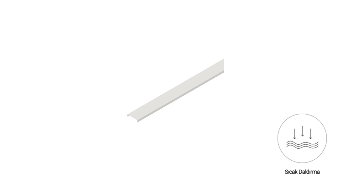 Cty 50 - Sıcak Daldırma Kanal Kapağı(0.8mm)