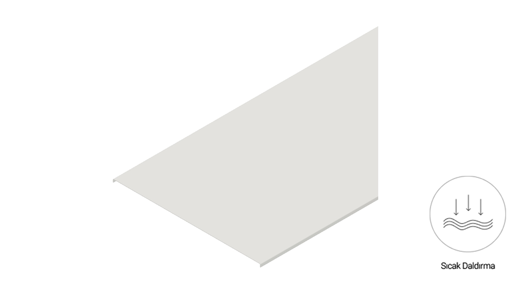 Cty 100 - Sıcak Daldırma Kanal Kapağı(0,8mm)