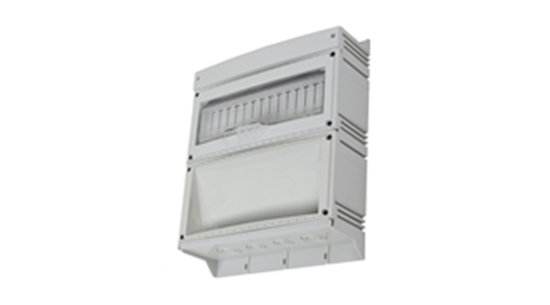 Multibox Priz  Kombinasyon Kutusu (Deliksiz ön plaka / 2 ad.  Ø45mm Yandan Delikli Gövde)