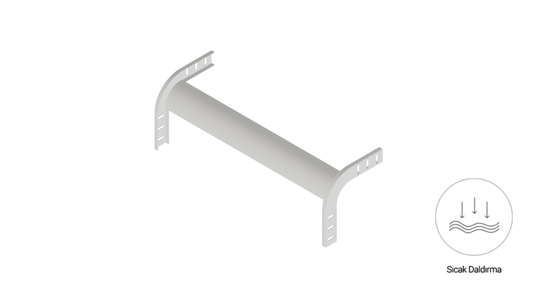 40 Cte 600 - Sıcak Daldırma Dış Bükey Dönüş Modülü