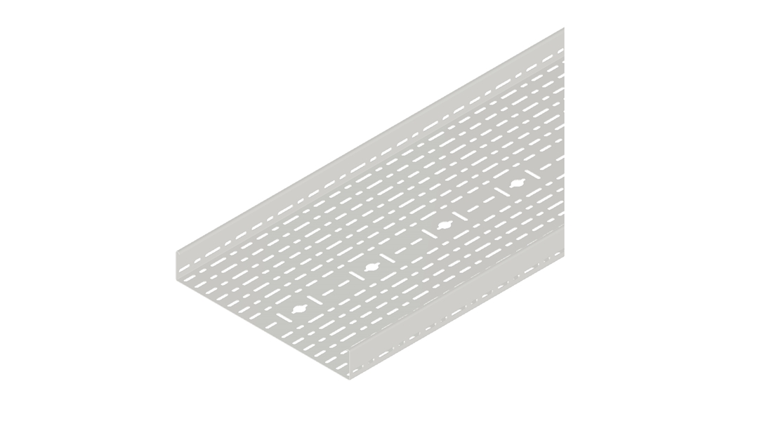 60 Uky 400 - Pregalvaniz Kablo Kanalı  (400X60X1,5mm)