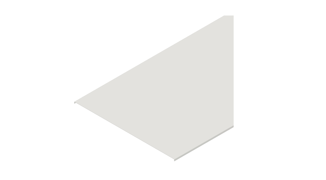 600 Ukyk - Pregalvaniz Kablo Kanal Kapağı (1,5mm)